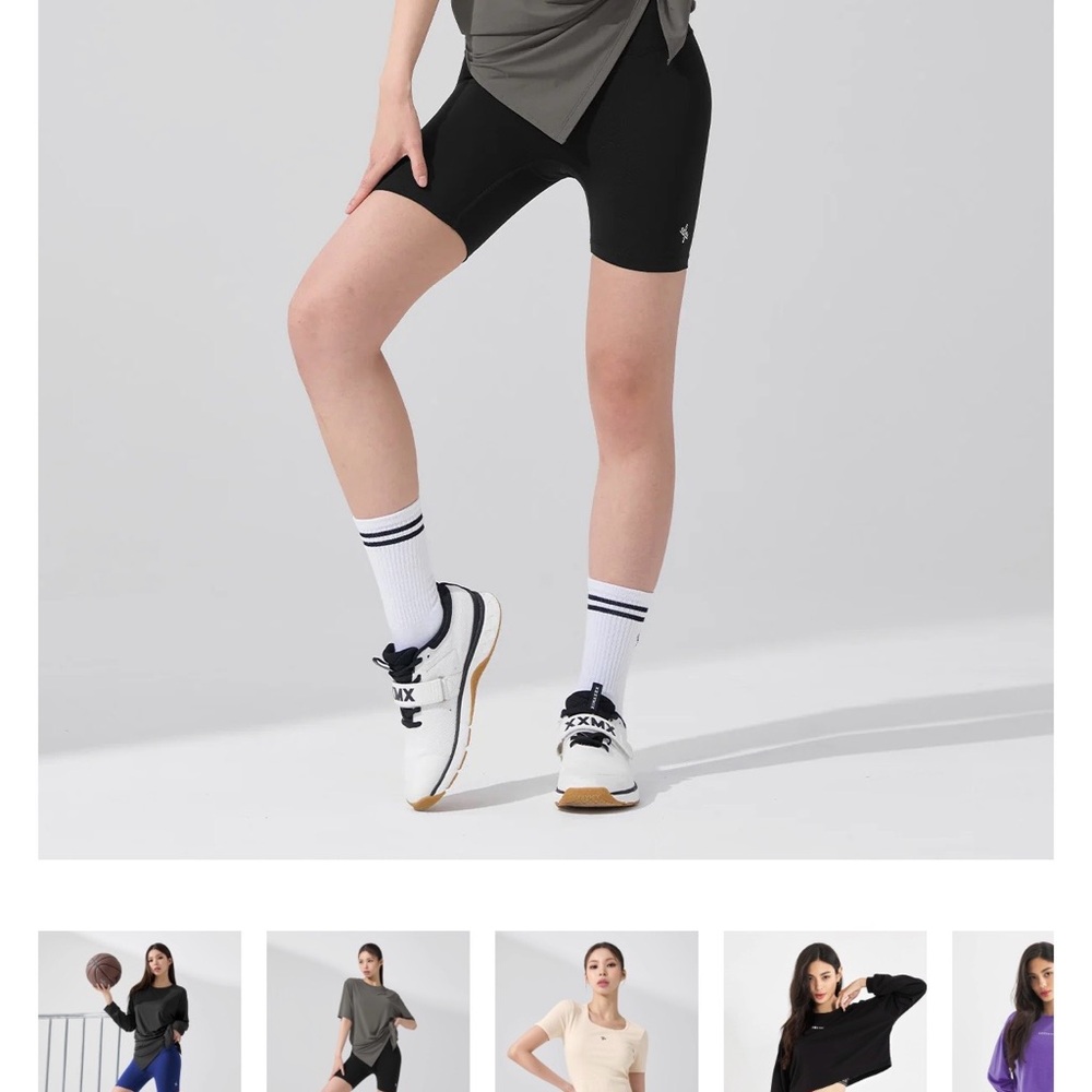 XEXYMIX Biker Shorts in Black